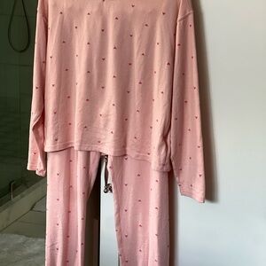 Z Supply Pink Polka Dot Pajama Set
